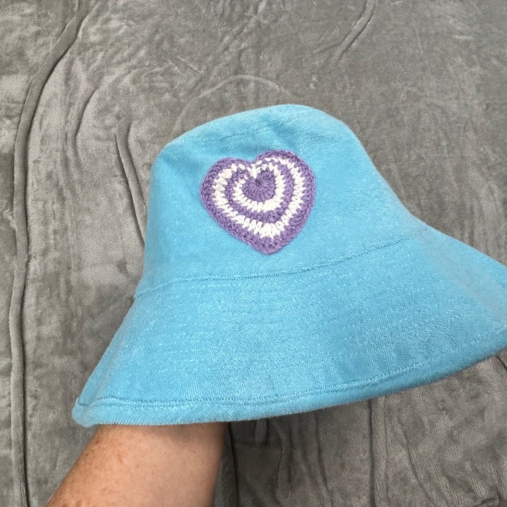 Kerri Rosenthal Women's Terry Sunny Daze Hat in Surf Blue